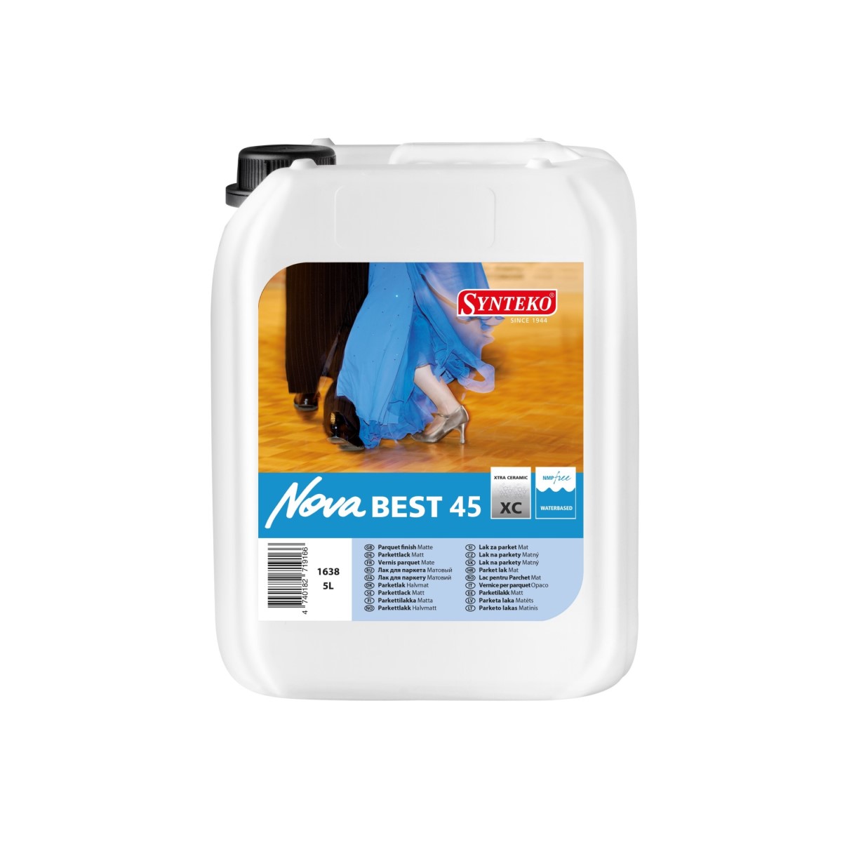 Synteko Nova Best 45 2komponentu laka grīdai, pusspīdīga, 5l